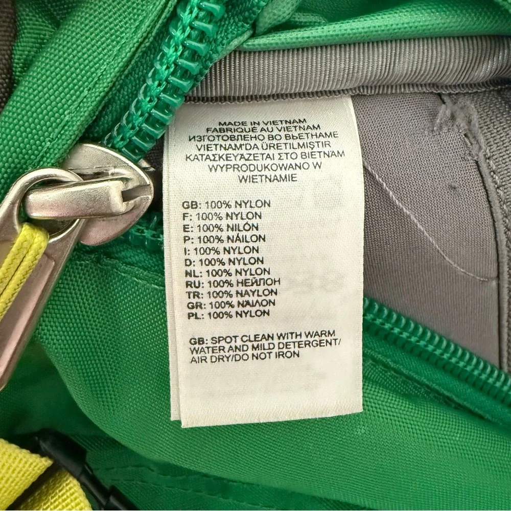 The North Face Recon Legacy Model Green, black Yellow Backpack Daypack Bag